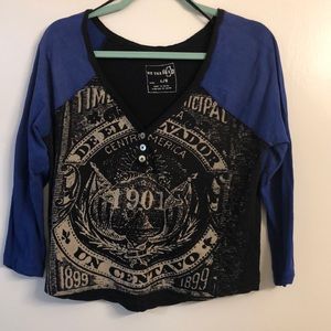 Free People / We the Free baseball tee